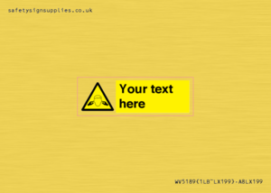 Custom Noise Hazard Sign